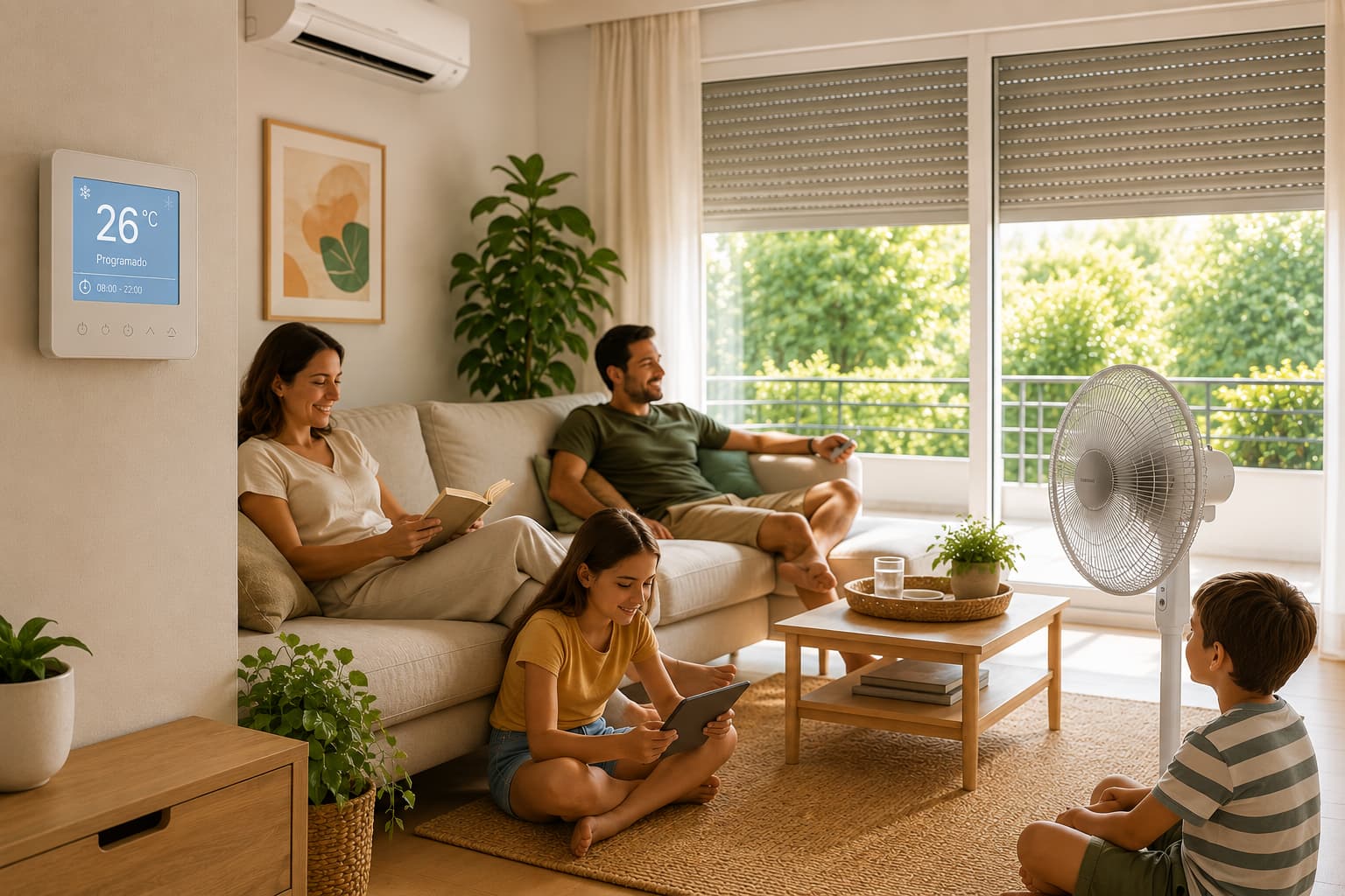 Imagen ¿Cómo ahorrar energía en verano con el aire acondicionado?
