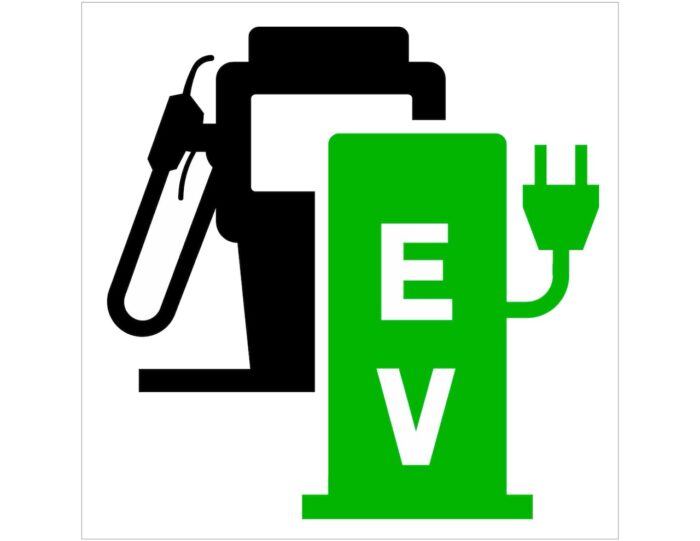 Surtidor de carburante y estación de recarga eléctrica