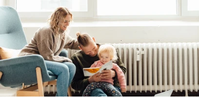 Pareja con hijos