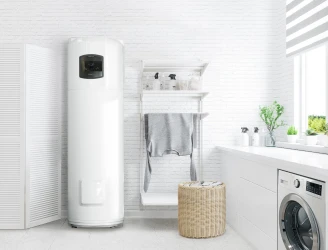Ejemplo de instalación de aerotermo monoblock en un hogar.