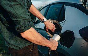 Charging point installation