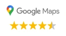 En Google Maps, Iberdrola tiene una puntuación de {valor} sobre 5